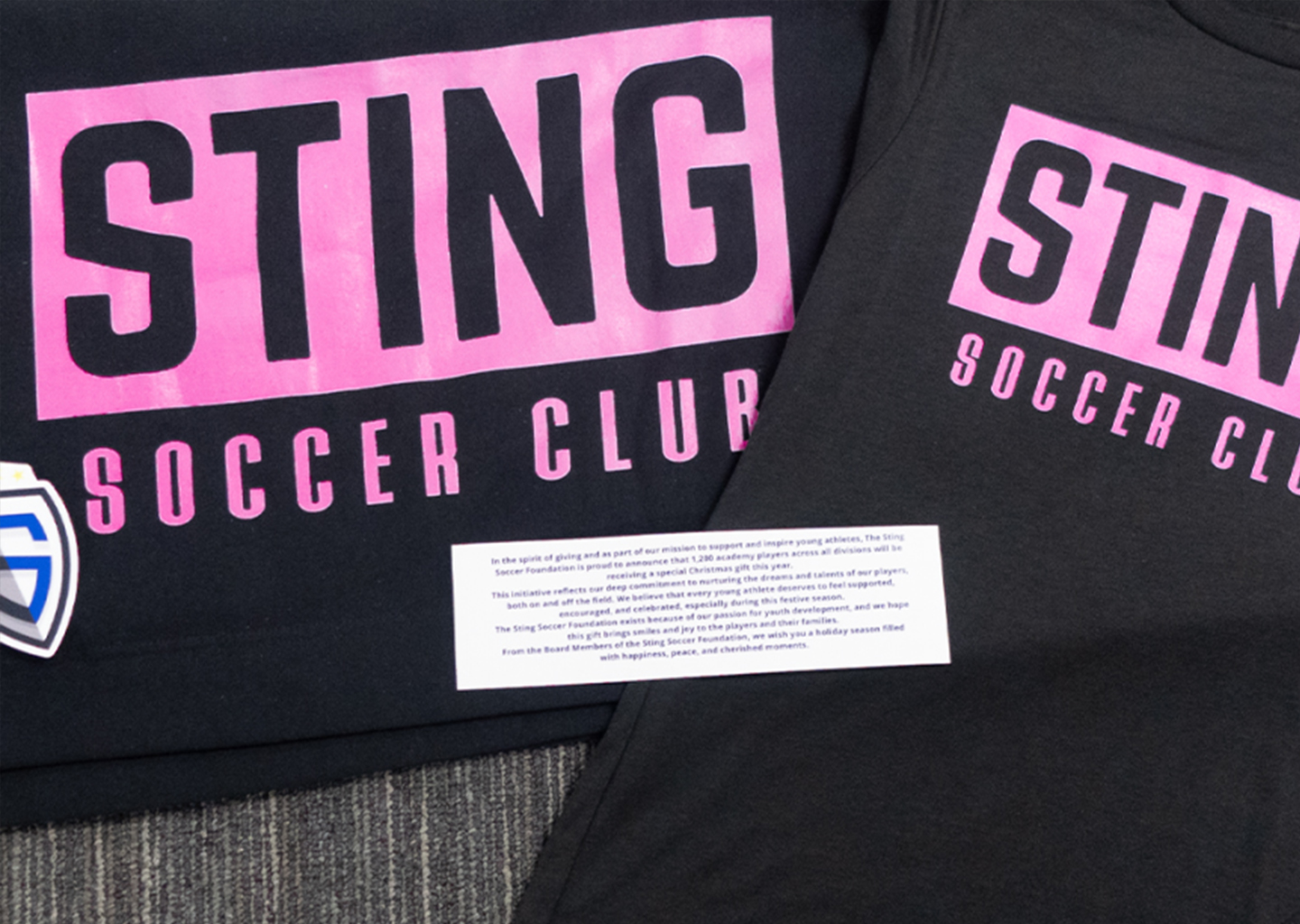 A Special Holiday Gift for Our Young Academy Players